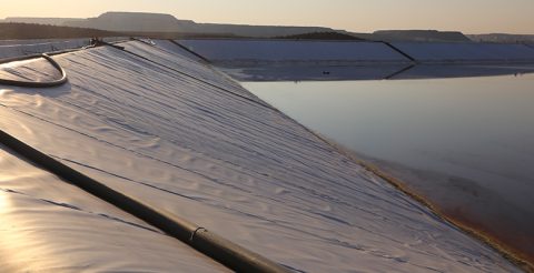 Hydrogeophysics Liner Leak Location - Pinpointing pond liner leaks